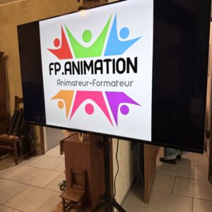 LOCATION TELEVISION LED 55 POUCES SUR PIED